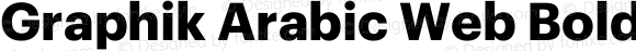 Graphik Arabic Web Bold