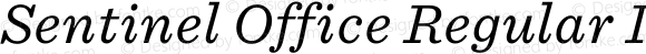 Sentinel Office Italic