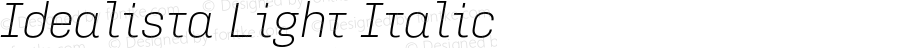 Idealista Light Italic