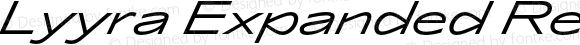 Lyyra Expanded Regular Italic