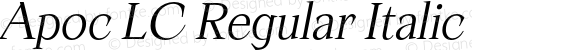 ApocLC-RegularItalic