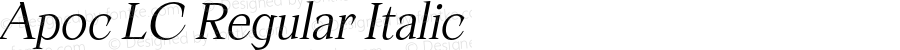 ApocLC-RegularItalic