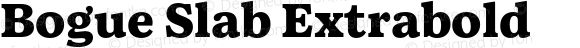 Bogue Slab Extrabold