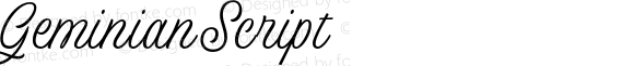 Geminian Script