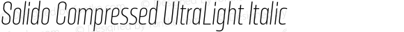 Solido Compressed UltraLight Italic