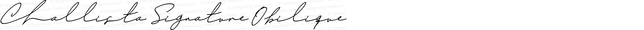 Challista Signature Obilique