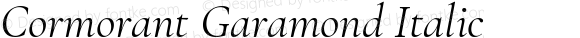 Cormorant Garamond Italic