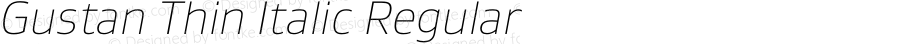 Gustan-ThinItalic