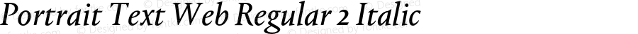 PortraitTextWeb-Regular2Italic