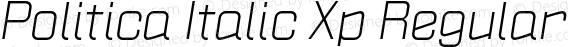 Politica Italic Xp Regular