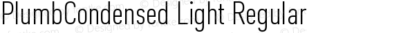 PlumbCondensed Light Regular