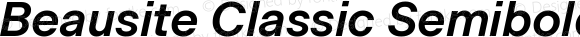 Beausite Classic Semibold Italic