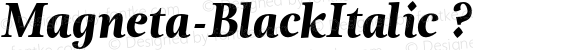 Magneta-BlackItalic