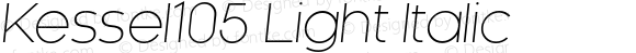 Kessel105 Light Italic
