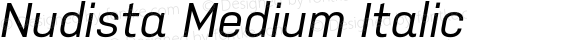 Nudista Medium Italic