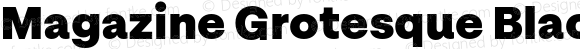 Magazine Grotesque Black