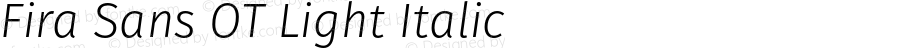 FiraSansOTLight-Italic