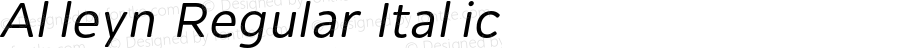 Alleyn-RegularItalic