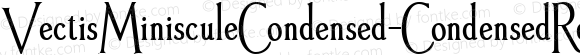 VectisMinisculeCondensed-CondensedRegular ☞