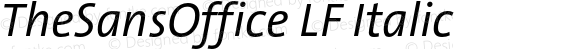 TheSansOffice LF Italic