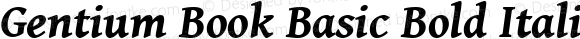 Gentium Book Basic Bold Italic