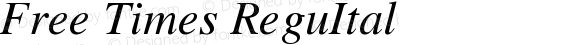 Free Times Italic