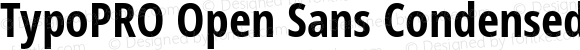 TypoPRO Open Sans Condensed Bold