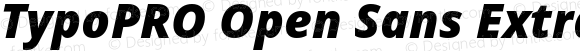 TypoPRO Open Sans Extrabold Italic