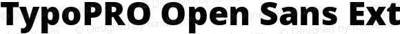 TypoPRO Open Sans Extrabold Regular