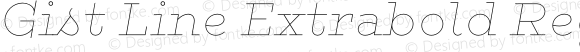 Gist Line Extrabold Regular