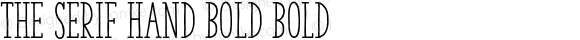 The Serif Hand Bold Bold 2.000;com.myfonts.la-goupil.the-serif-hand.bold.wfkit2.468A