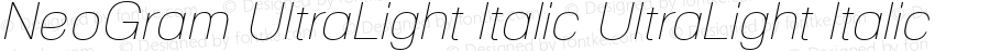 NeoGram-UltraLightItalic