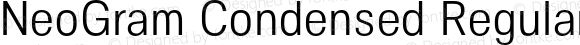 NeoGram Condensed Regular Condensed Regular