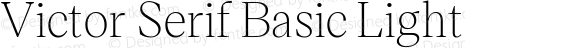 Victor Serif Basic Light