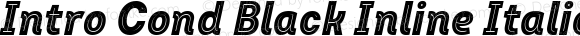 Intro Cond Black Inline Italic