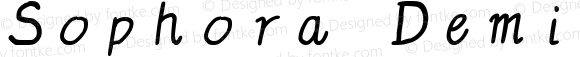 Sophora Demi-Bold-Italic