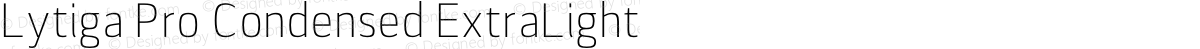 Lytiga Pro Condensed ExtraLight