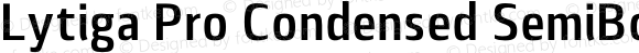 Lytiga Pro Condensed SemiBold