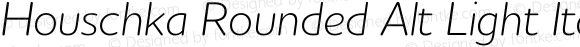 Houschka Rounded Alt Light Italic 001.000; Fonts for Free; vk.com/fontsforfree