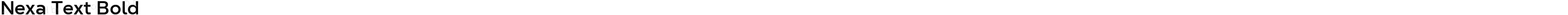 Nexa Text Bold