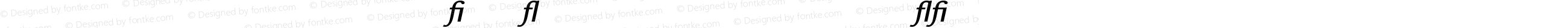 Le Monde Sans SemiBold Expanded Italic
