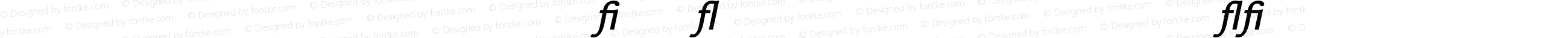 Le Monde Sans SemiBold Expanded Italic