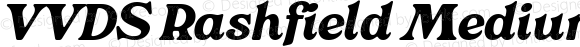 VVDS Rashfield Medium Italic