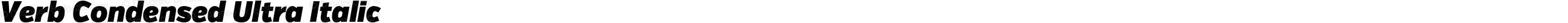 Verb-CondensedUltraItalic