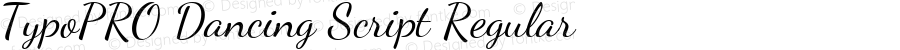 TypoPRO Dancing Script Regular Version 1.002