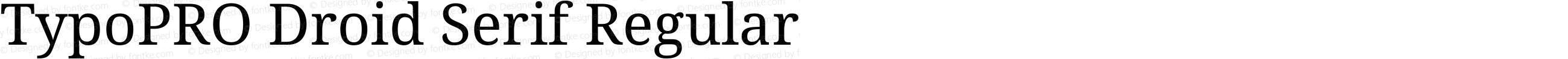 TypoPRO Droid Serif Regular