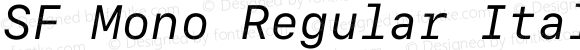 SFMono-RegularItalic