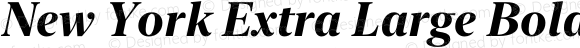 New York Extra Large Bold Italic