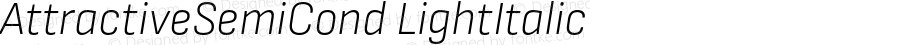 AttractiveSemiCond LightItalic