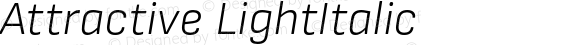 Attractive LightItalic